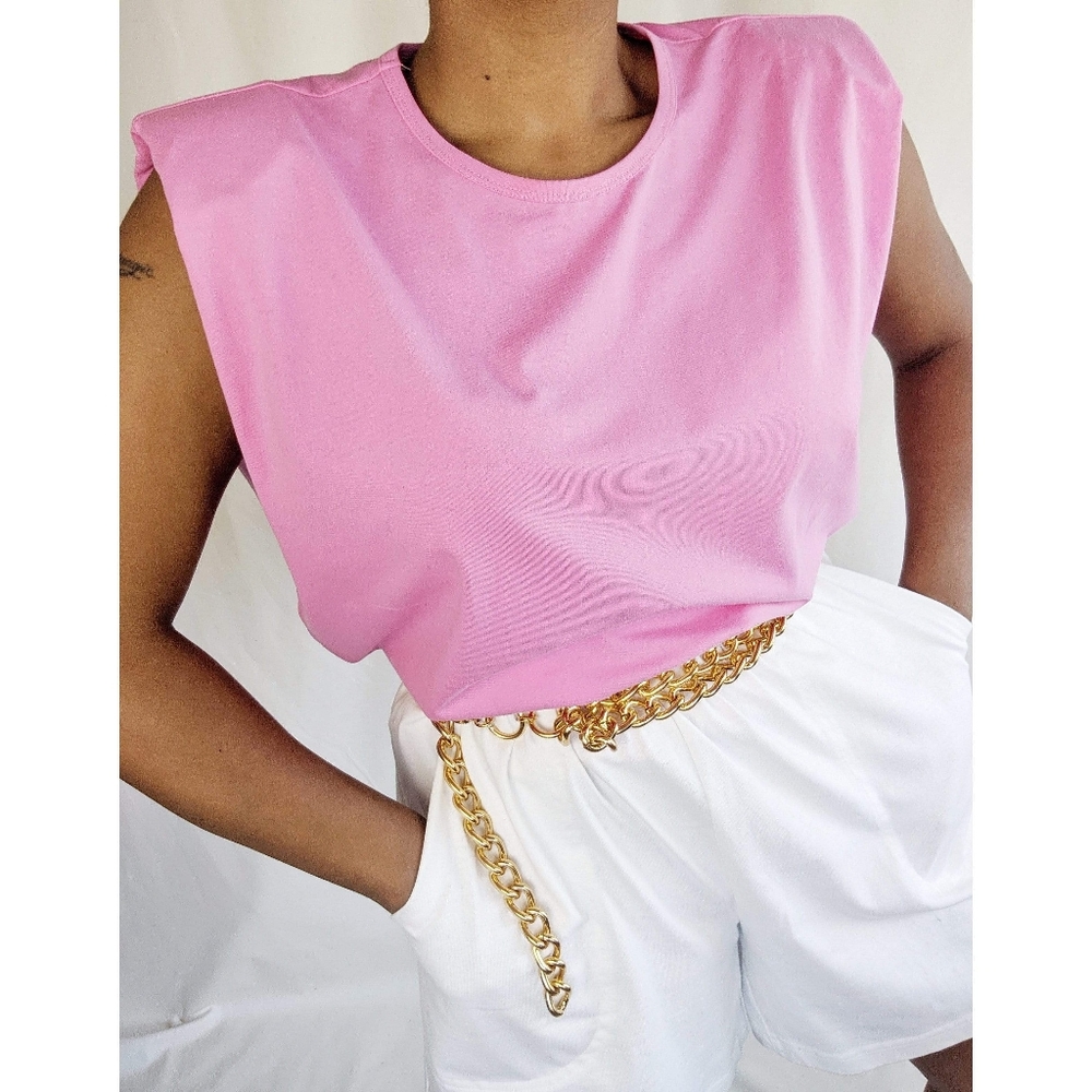 Padded Shoulder Muscle Tee